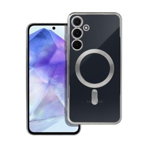   Electro Mag Samsung Galaxy A55 MagSafe kompatibilis hátlap tok, ezüst