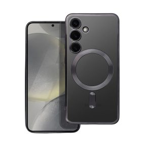   Electro Mag Samsung Galaxy S24 Plus MagSafe kompatibilis hátlap tok, fekete