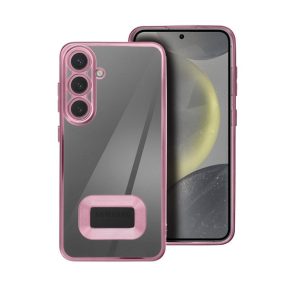   Glam Samsung Galaxy A15 5G / A15 4G szilikon tok kameravédő-lencsével, rozéarany