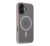 Tactical MagForce Hyperstealth Apple iPhone 16 MagSafe hátlap tok, áttetsző/világosszürke