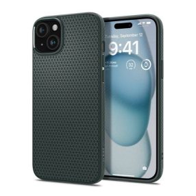 Spigen Liquid Air Apple iPhone 16 tok Abyss Green, zöld