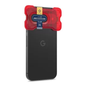   Spigen Caseology Snap Fit Google Pixel 9 Pro Tempered Glass kameravédő fólia felhelyező kerettel, átlátszó (2db)