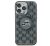 Karl Lagerfeld IML Monogram Karl&Choupette Head iPhone 16 hátlap tok, fekete KLHMP16SHMCKMHK