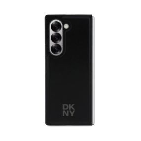   DKNY PU Leather Stack Logo MagSafe Samsung Galaxy Z Fold 6 hátlap tok, fekete