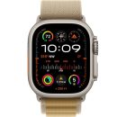 Apple Watch Ultra 2 GPS + Cellular, 49 mm, natúr titántok, drapp alpesi szíj, L