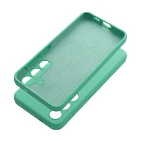 2mm Samsung Galaxy S24 FE szilikon hátlap tok, menta zöld