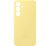 Samsung Galaxy S24 FE gyári szilikon tok, sárga