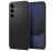 Spigen Liquid Air Samsung Galaxy S24 FE tok, Matte fekete, fekete
