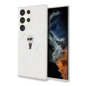   Karl Lagerfeld IML Ikonik S24 Ultra MagSafe tok, átlátszó KLHMS24LHFCKNOT