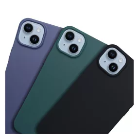 Matt Xiaomi Redmi 14C szilikon tok, zöld