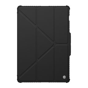   Nillkin Bumper Pro Samsung Galaxy Tab S9 Ultra/S10 Ultra közepesen ütésálló tok kitámasztóval, fekete