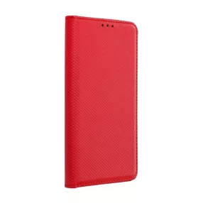 Magnet Xiaomi Redmi 14c mágneses flip tok, piros