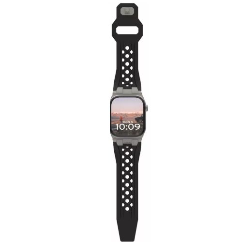 UAG Monarch Apple Watch 49mm/46mm/45mm/44mm/42mm szíj, Black/titanium
