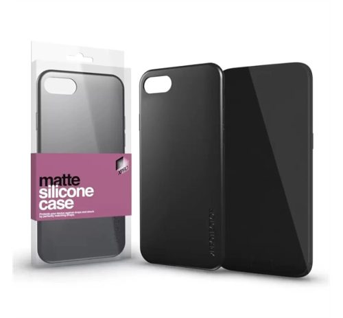 Xprotector Szilikon matte tok ultravékony Honor X7a, fekete