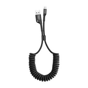   Baseus Fish eye USB / Lightning adat/töltőkábel, 23cm-1m, Fekete