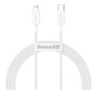 Baseus Superior USB-C - Lightning kábel, 20W, PD, 1,5m, fehér