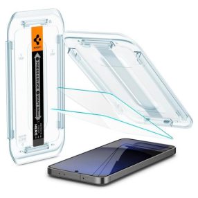   Spigen Glas.tR EZ Fit Samsung Galaxy S24 FE / Galaxy A56 tempered kijelzővédő fólia felhelyező kerettel (2db)