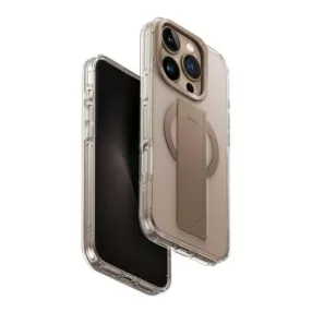   Uniq Heldro Max iPhone 16 Pro Max MagSafe tok kitámasztóval,  arany