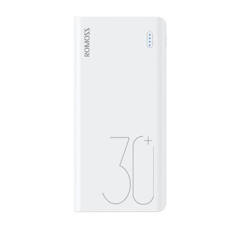 Romoss Sense 8+ powerbank 30000mAh, fehér