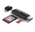 Ugreen CM304 USB-A + USB-C adapter SD + microSD kártyaolvasó, fekete