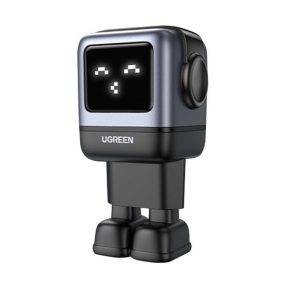   Ugreen Nexode RG 3 Port GaN gyorstöltő adapter, 65W, fekete-ezüst