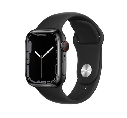 Forcell F-Design FA01 Apple Watch 42/44/45/49mm szíj, fekete