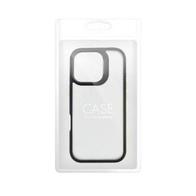   Neo iPhone 7 / 8 / SE 2020 kemény hátlap tok, átlátszó/sárga