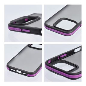   Neo iPhone 7 / 8 / SE 2020 kemény hátlap tok, átlátszó/lila