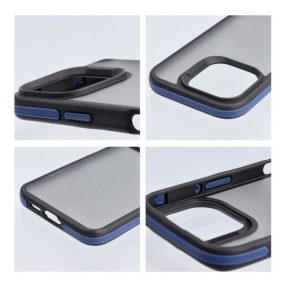   Neo iPhone 7 / 8 / SE 2020 kemény hátlap tok, átlátszó/kék