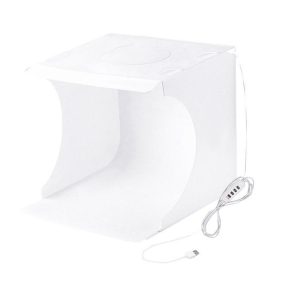 Puluz PU5023 LED fotósátor, 23cm, fehér