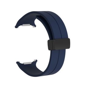   Samsung Galaxy Watch Ultra mágneses szilikon óraszíj, 24mm, sötétkék