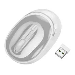   Hoco GM34 wireless vezeték nélküli egér, 2,4G 1600dpi, szürke-fehér