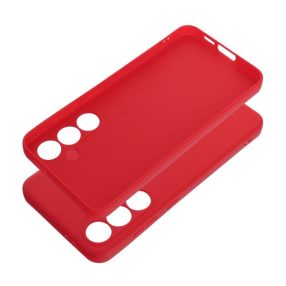Forcell Soft Samsung S24 FE szilikon tok, piros
