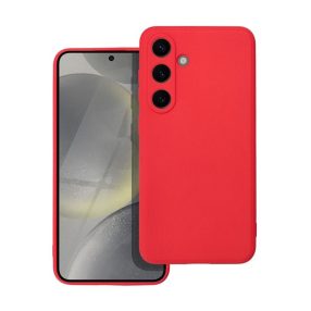 Forcell Soft Samsung S24 szilikon tok, piros