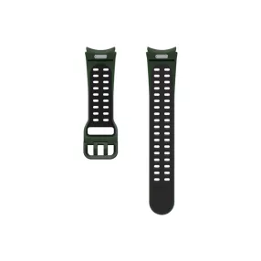   Samsung Galaxy Watch 6/6 Classic Extreme gyári sport szíj, M/L, zöld/fekete (ET-SXR94LGE)