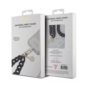 Guess 4G Charm univerzális karpánt, fekete