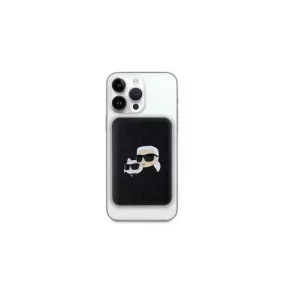   Karl Lagerfeld Embossed KCH Heads MagSafe kompatibilis Power bank / külső akkumulátor, 5000mAh, fekete