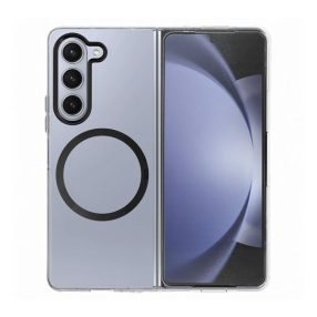   HCD4 Samsung Galaxy Z Fold 5 MagSafe kompatibilis hátlap tok, fekete