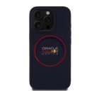 Red Bull Red Ring iPhone 15 Pro szilikon MagSafe tok, tengerészkék