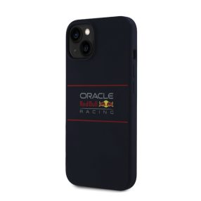   Red Bull Horizontal Logo iPhone 15 szilikon MagSafe tok, tengerészkék