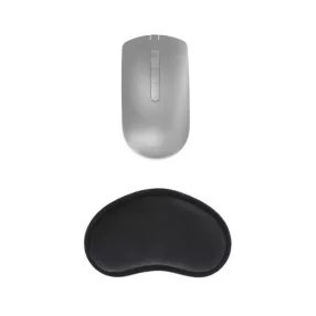   Ergonomikus / zselés egérpad csuklótámasszal, 130x78x25mm, fekete