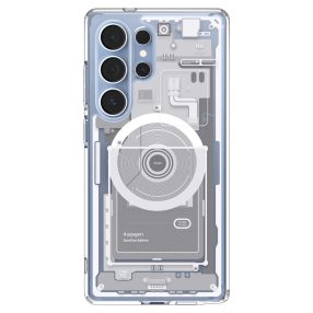   Spigen Ultra Hybrid MagFit Samsung Galaxy S25 Ultra tok, Zero One, fehér