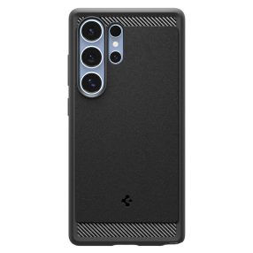   Spigen Rugged Armor MagFit Samsung Galaxy S25 Ultra tok, Matte Black, fekete