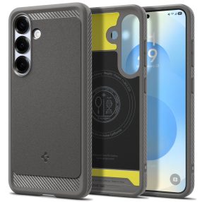  Spigen Rugged Armor MagFit Samsung Galaxy S25 tok, Marble Gray