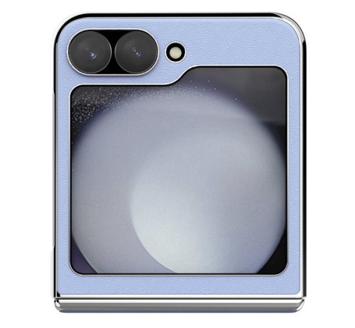 Nillkin CamShield Flip Samsung Galaxy Z Flip 6 / Flip 7 FE vegán bőr tok, lila