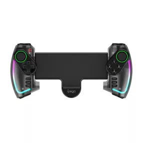   iPega 9777SH bluetooth RGB gamepad/kontroller Android/iOS/PS3/PC/N-Switch készülékekhez, fekete