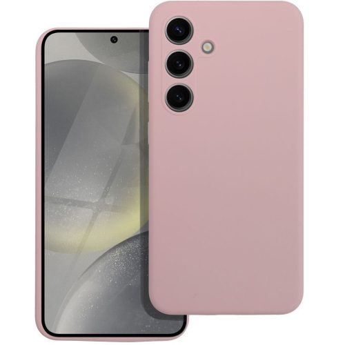 2mm Samsung Galaxy S25 szilikon tok, világos rózsaszín