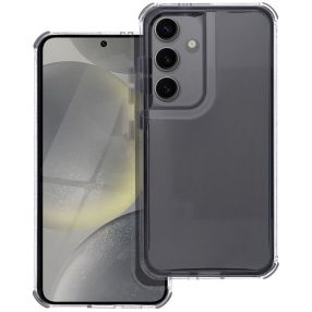   Matrix Samsung Galaxy S25 hátlap tok kameravédő peremmel, fekete