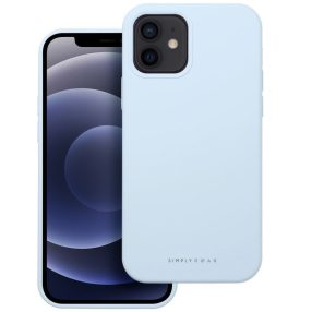   Roar Samsung Galaxy S25 prémium szilikon tok velúr béléssel, világoskék