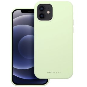   Roar Samsung Galaxy S25 Ultra prémium szilikon tok velúr béléssel, világoszöld